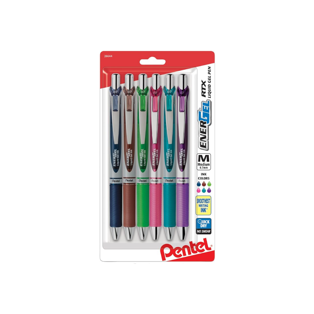 Zebra Sarasa Gel Retractable Pens 0.7mm Assorted Colors 3pk 